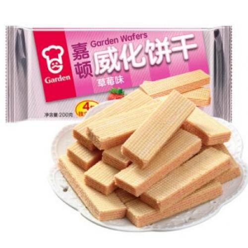 Garden Strawberry Flavour Wafer 200g