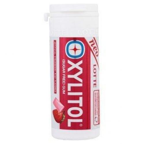 Lotte Xylitol Chewing Gum Strawberry Flavour 29g