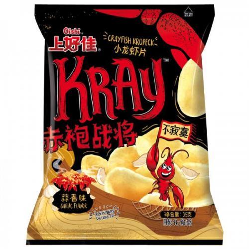 Oishi Kray Crayfish Crackers 35g