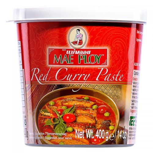 Mae Ploy Thai Red Curry Paste 400g
