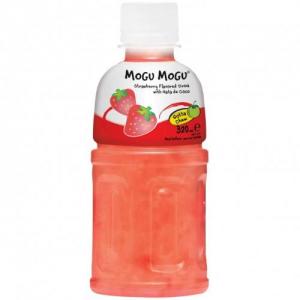 Mogu Mogu Strawberry Drink With Nata De Coco 320ml