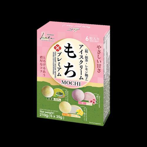 Leta Premium Mochi Ice Cream ( Sakura, Matcha, Lemon Yuzu ) 210g