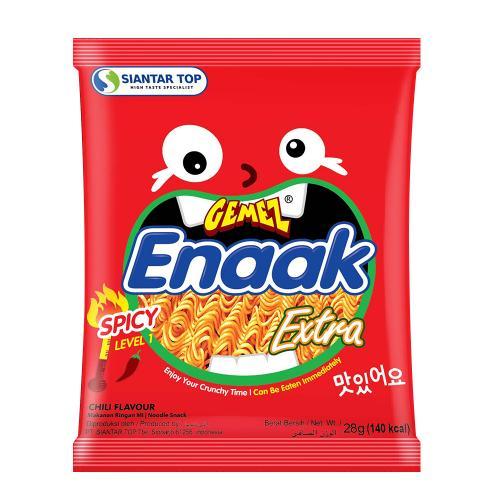 Gemez Enaak Noodle Snack Spicy Flavour 28g